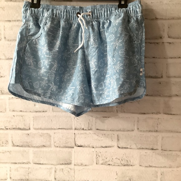 BONDI BEAMERS Women’s Print Swim Shorts - Picture 3 of 5